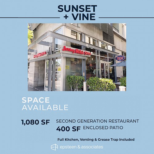 Second Generation Restaurant Space