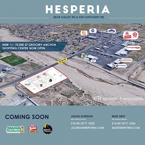 Coming Soon to Hesperia