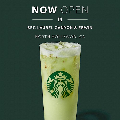 Starbucks Open at 6180 Laurel Canyon Blvd
