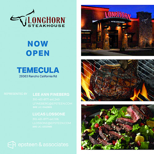 LongHorn Steakhouse Open in Temecula