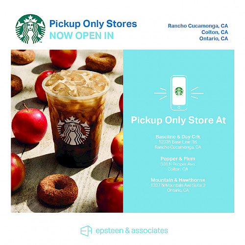 Check out the New Starbucks Pickup only locations!