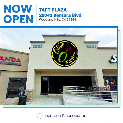 Olive Pepper Now Open | Taft Plaza