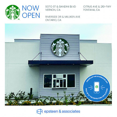 3 New Starbucks Openings | Vernon, Fontana, Ontario