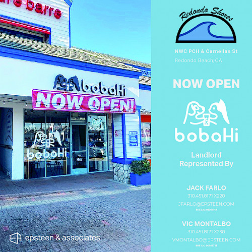 Now Open BobaHi | Redondo Shores Shopping Center