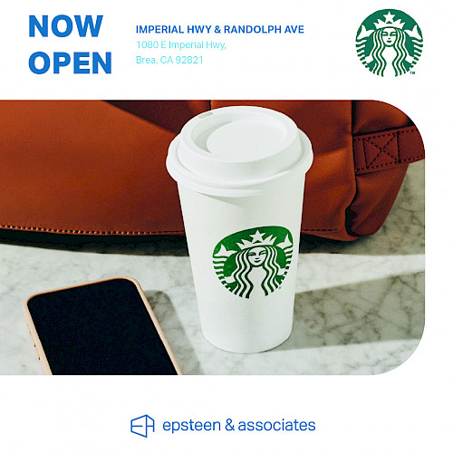 Now Open | Starbucks Pick-Up Store in Brea