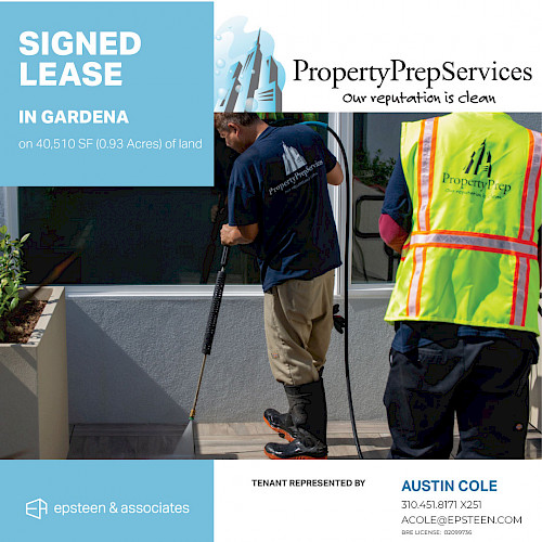 PropertyPrep Services Signs Lease | Gardena