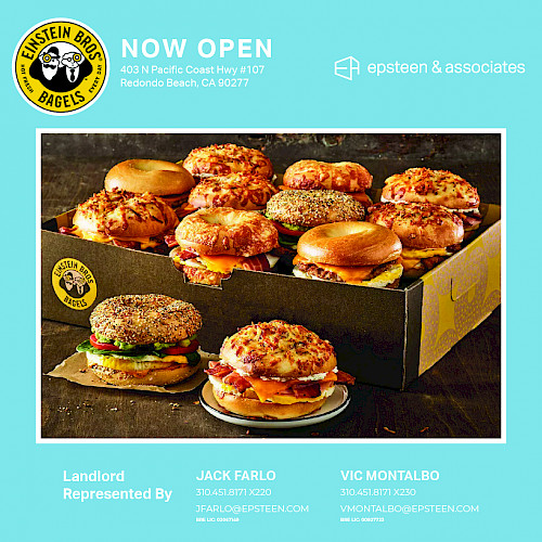 Einstein Bros Now Open | Redondo Shores