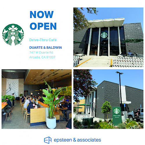 Now Open in Arcadia | New Starbucks
