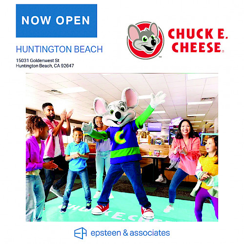 Chuck E Cheese Now Open | Huntington Beach