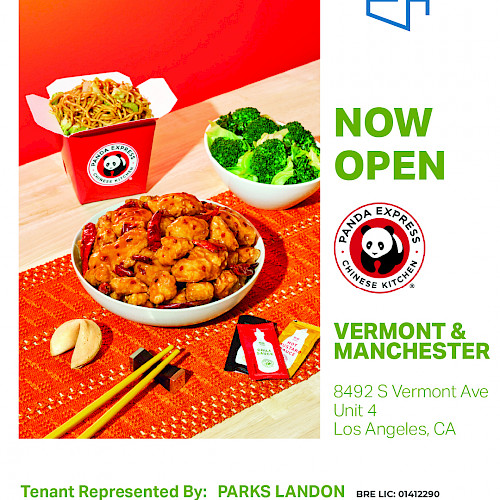 Now Open Panda Express | 8492 S Vermont Ave