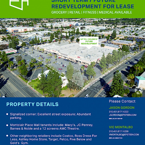 Future Redevelopment Opportunity | Montclair Promenade