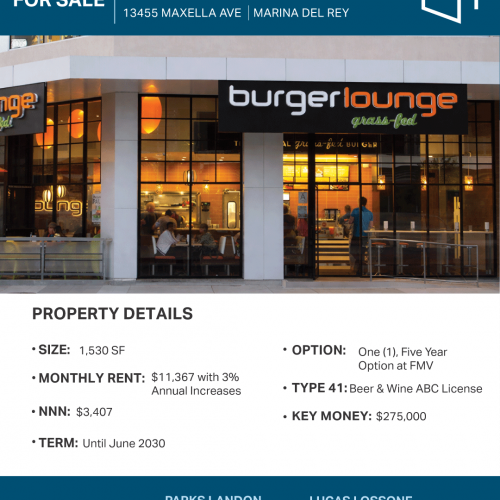 Rare Second-Generation Restaurant Opportunity | Marina del Rey