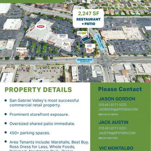 Restaurant Opporunity | Pasadena