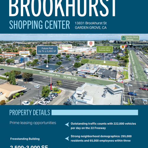 Establish Your Brand at Brookhurst Shopping Center | Garden Grove
