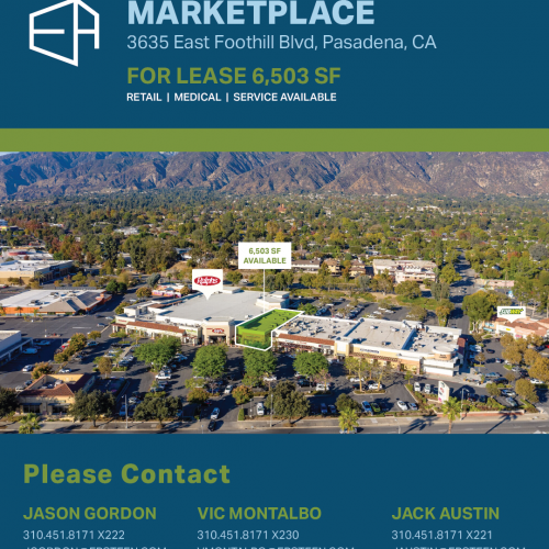 Be Part of a Location that Offers Visibility, Traffic, and Nationally recognized Co-Tenancy | Foothill Rosemead Marketplace