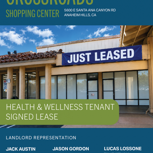 Leased | Coming Soon to Crossroads Shopping Center