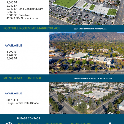 Three Distinct Assets | One Strategic Leasing Opportunity