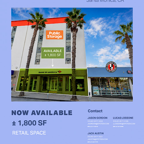 A High-Visibility Retail Opportunity | Santa Monica